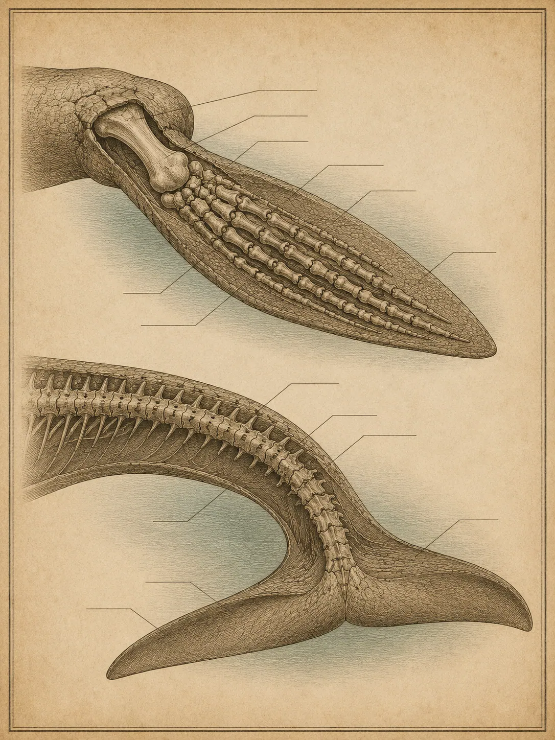 Mosasaur swimming anatomy